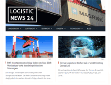 Tablet Screenshot of logistik-news24.de